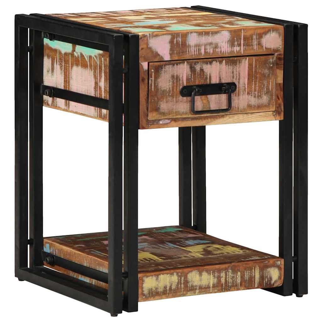 Noćni ormar 2 pcs 40 x 40 x 50 cm Čvrsto drvo iz reciklaže