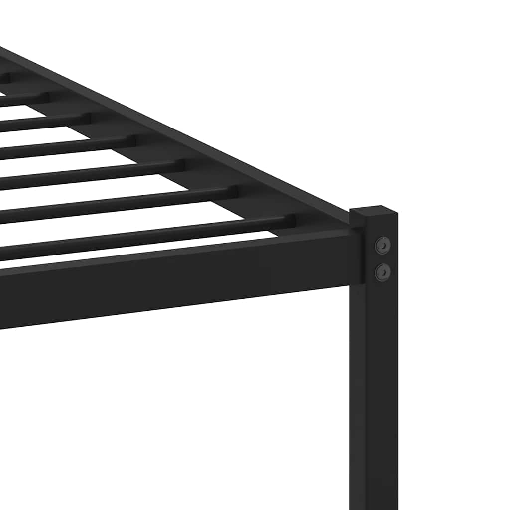 Metalni okvir kreveta bez madraca boja hrasta sonome 135x190 cm
