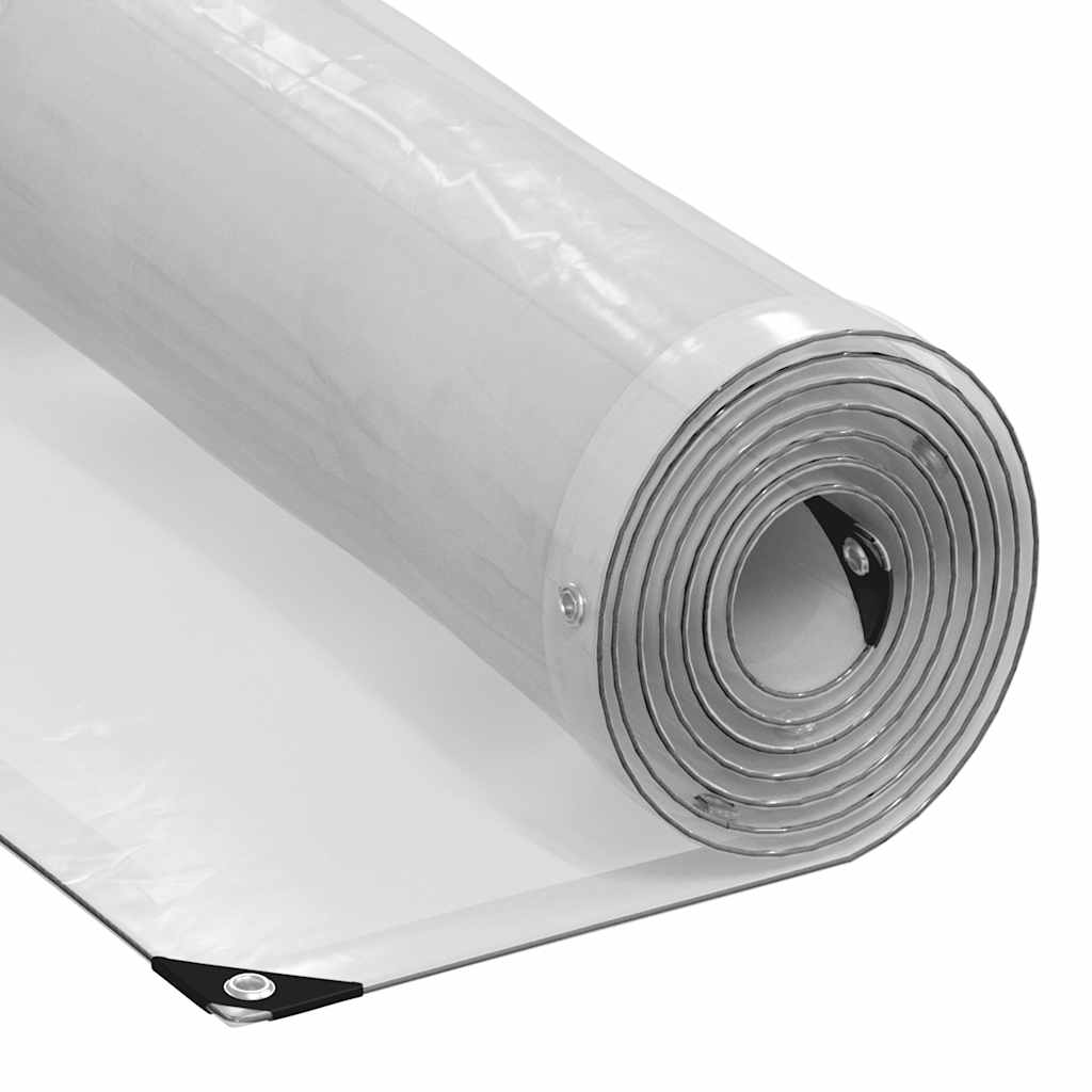 Prozirna cerada s ušicama za vezice 1x8 m polietilen