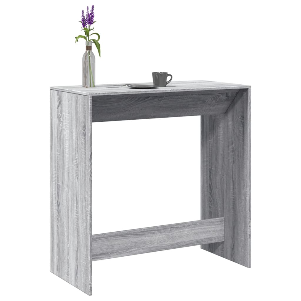Barski stol sivi 102 x 50 x 103,5 cm od konstruiranog drva