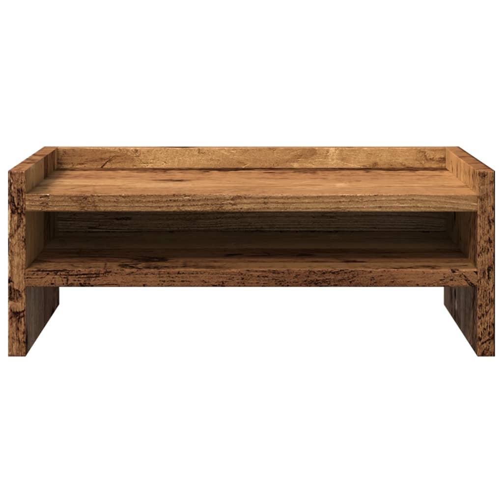 Stalak za monitor boja staro drvo 42x24x16 cm konstruirano drvo