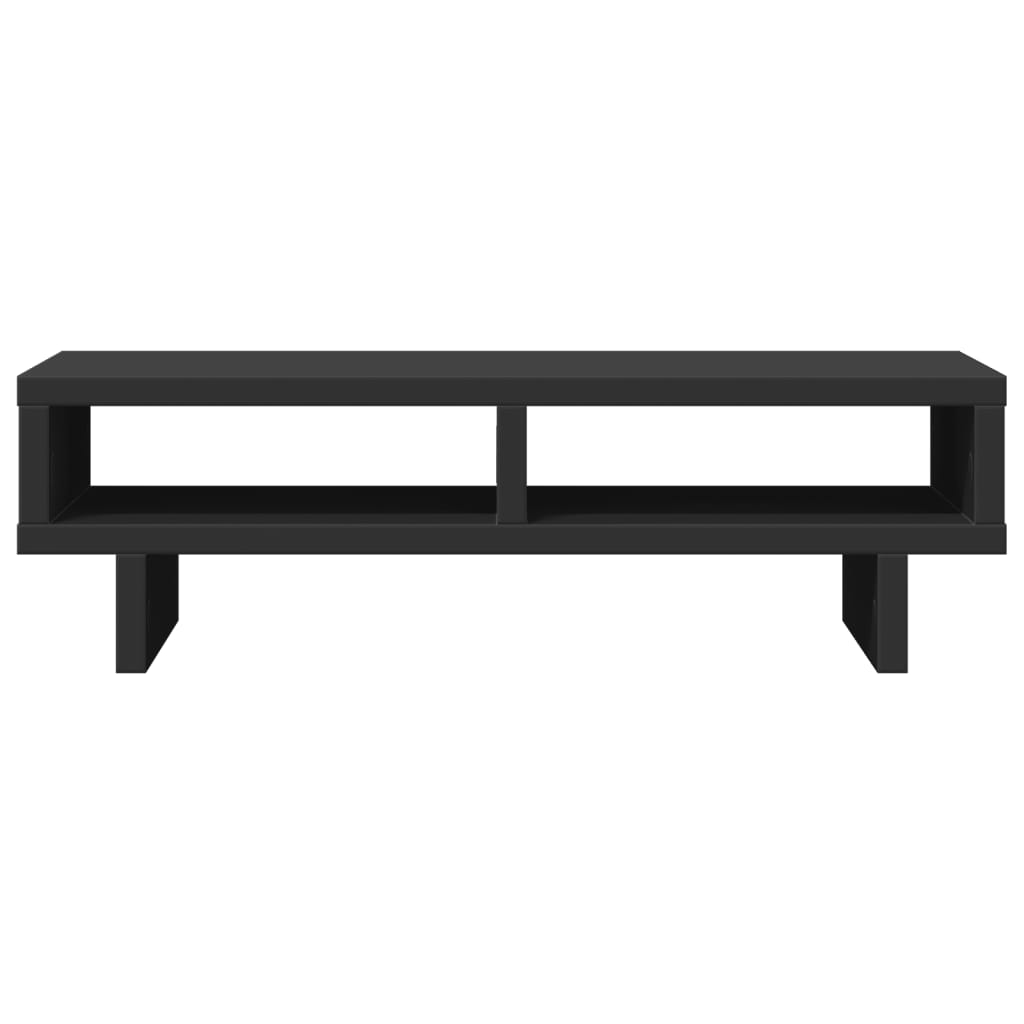 Stalak za monitor crni 50 x 27 x 15 cm od konstruiranog drva
