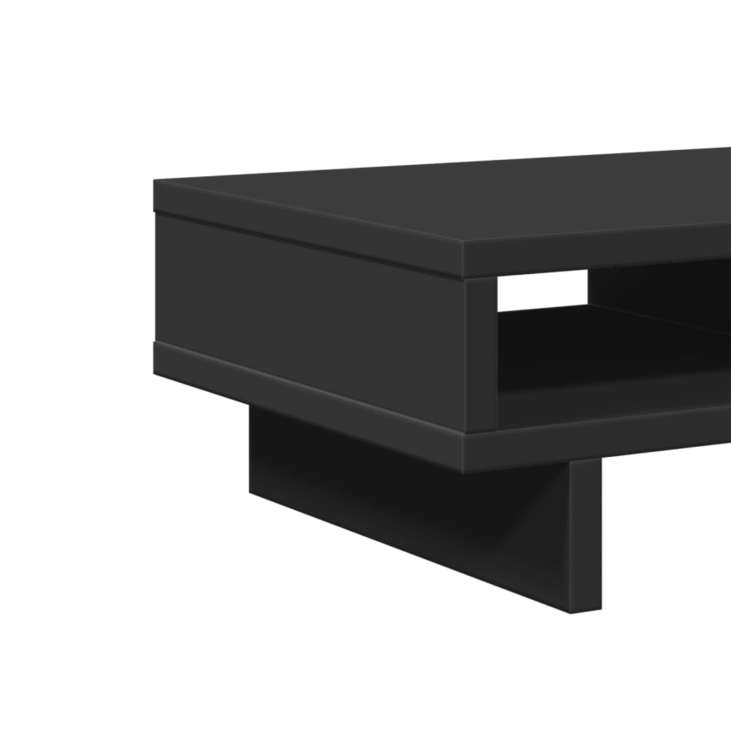 Stalak za monitor crni 50 x 27 x 15 cm od konstruiranog drva