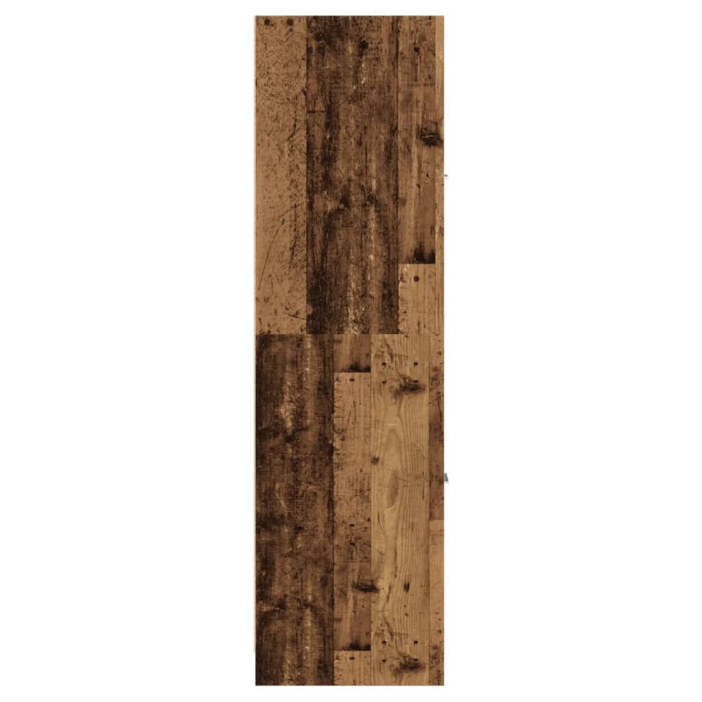 Ormarić za lijekove boja starog drvo 30x41x144,5 cm drveni