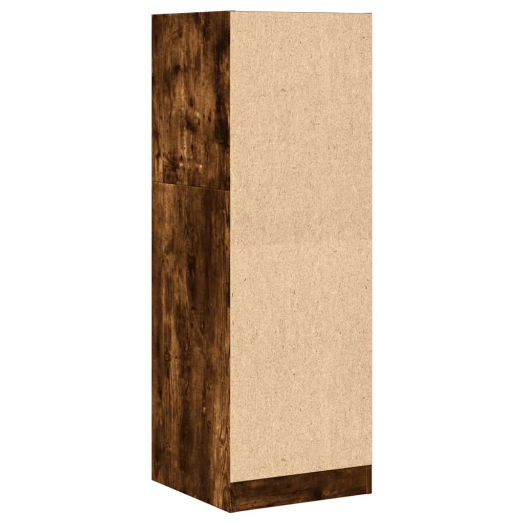 Ormarić za lijekove boja dimljenog hrasta 40x41x118 cm drveni