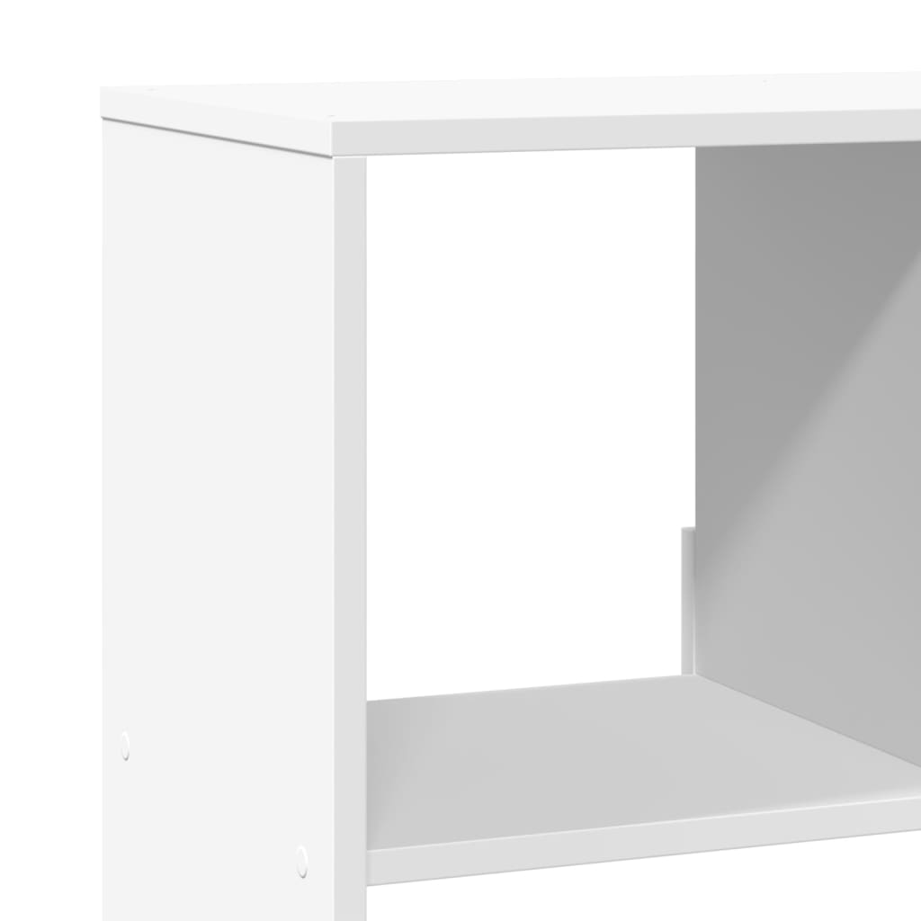 Regal za knjige bijeli 100 x 33 x 187,5 cm konstruirano drvo