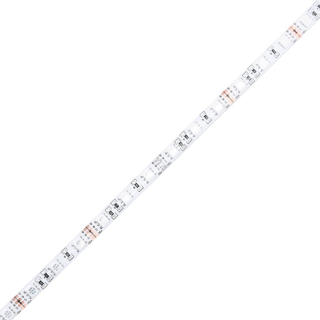 Radni stol s LED svjetlima 160x55x91 cm konstruirano drvo