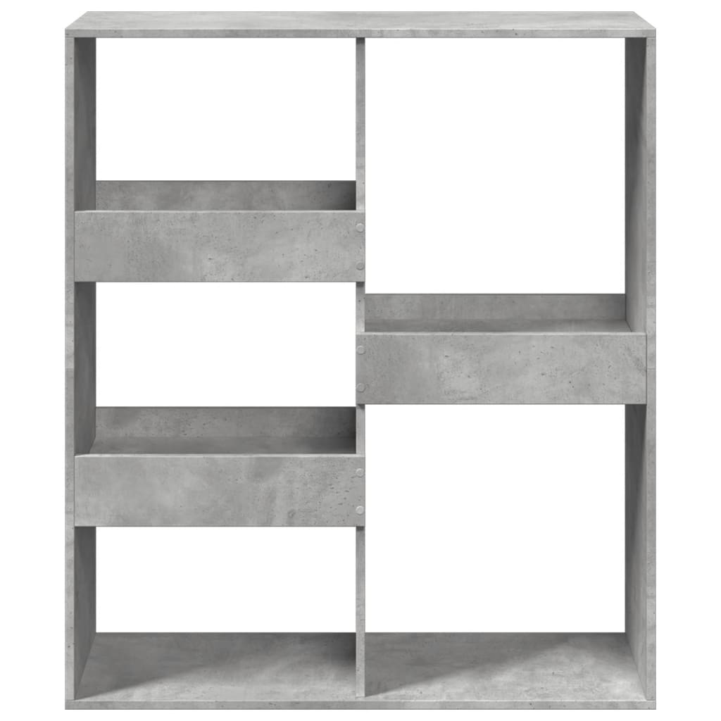 Sobna pregrada boja betona 100x33x115 cm konstruirano drvo