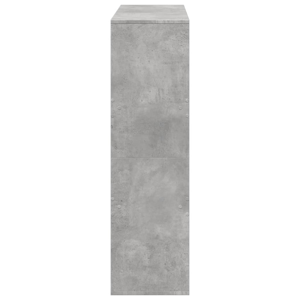 Sobna pregrada boja betona 100x33x115 cm konstruirano drvo