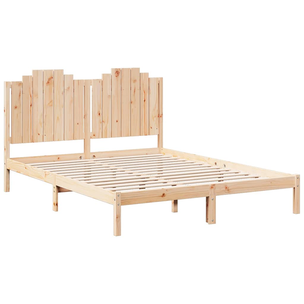 Iznimno dugi okvir kreveta bez madraca 160x210 cm Masivno drvo