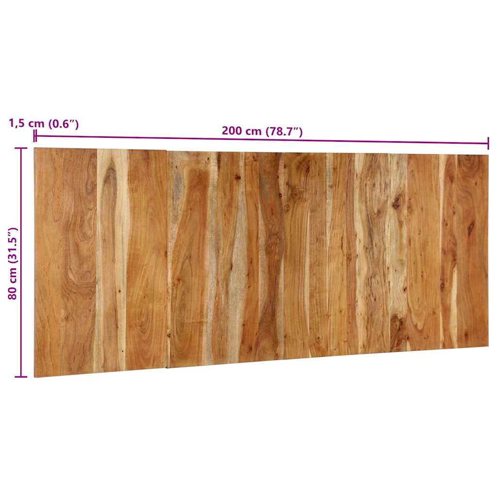 Uzglavlje 200 cm puno drvo hrast
