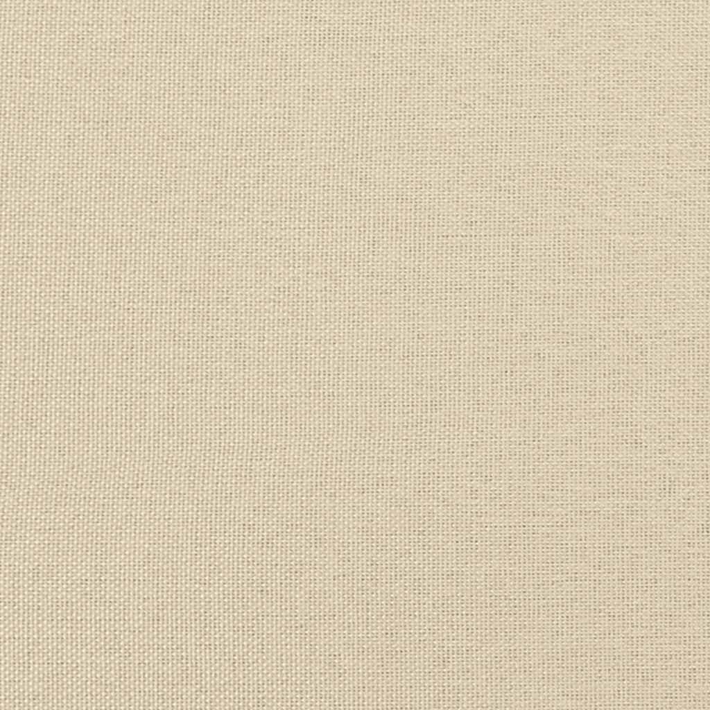 Krevet s madracem Hanko krem 90 x 200 cm od tkanine