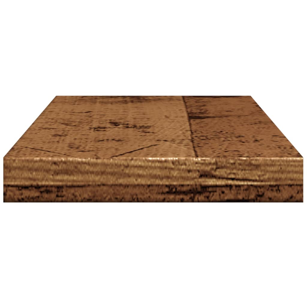 Zidne police 4kom boja staro drvo 40x10x1,5cm konstruirano drvo