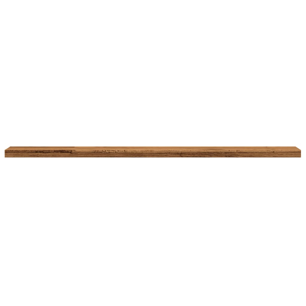 Police za knjige 4 kom boja starog drva 60 x 10 x 1,5 cm drvene
