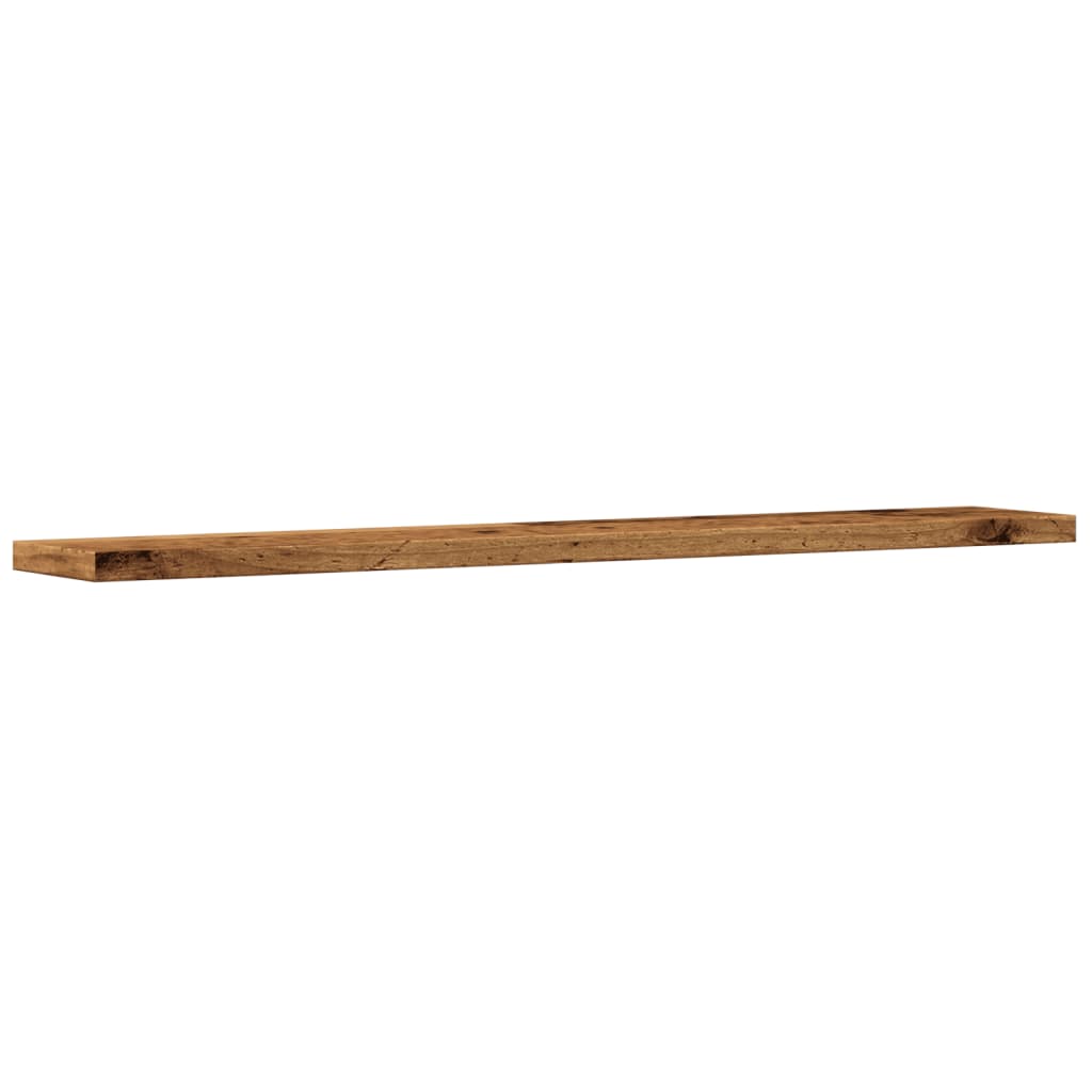 Police za knjige 4 kom boja starog drva 60 x 10 x 1,5 cm drvene