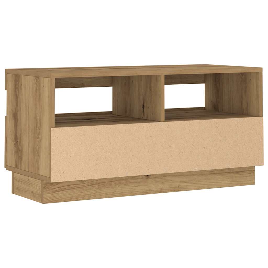 TV ormarić LED boja hrasta artisan 80x35x40cm konstruirano drvo