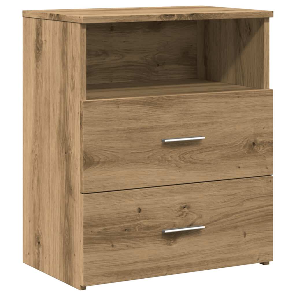 Noćni ormarići boja hrasta artisan 50x32x60cm konstruirano drvo