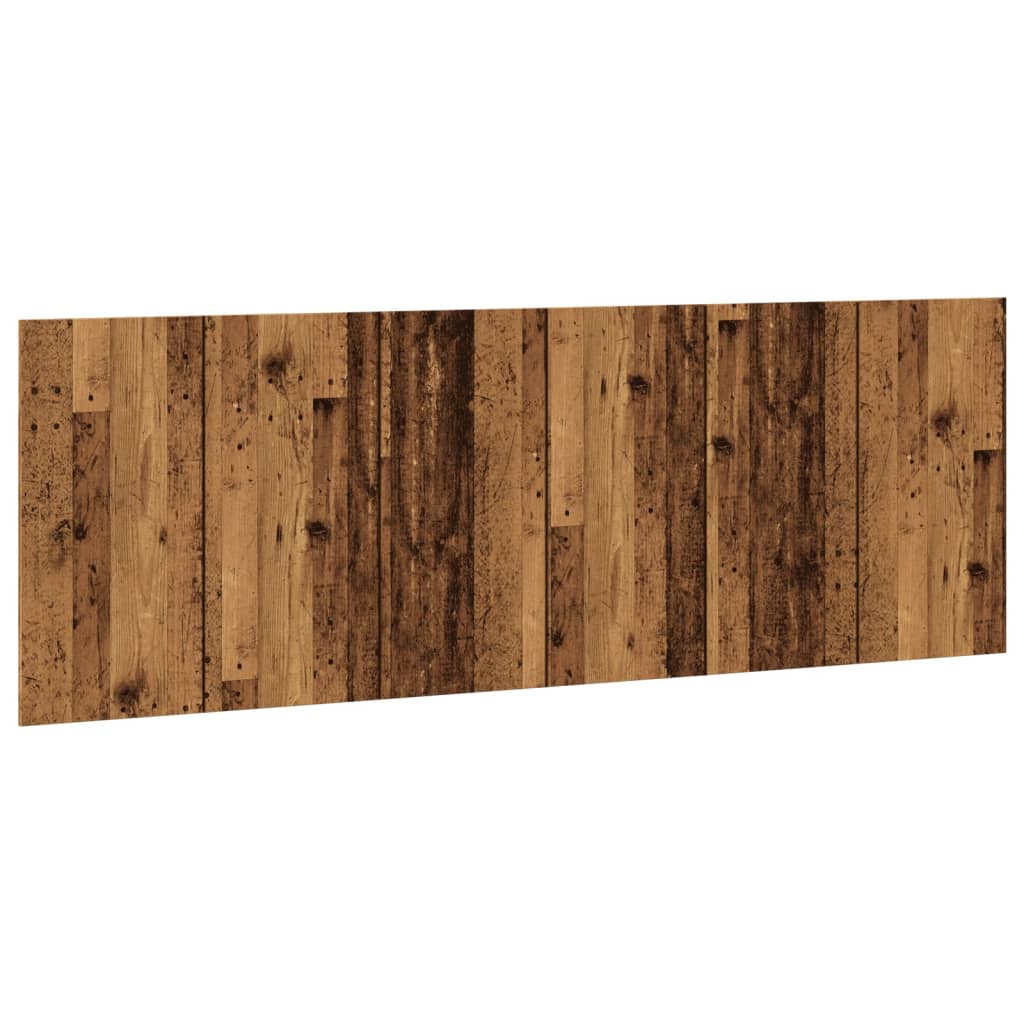 Zidno uzglavlje boja staro drvo 240x1,5x80 cm konstruirano drvo