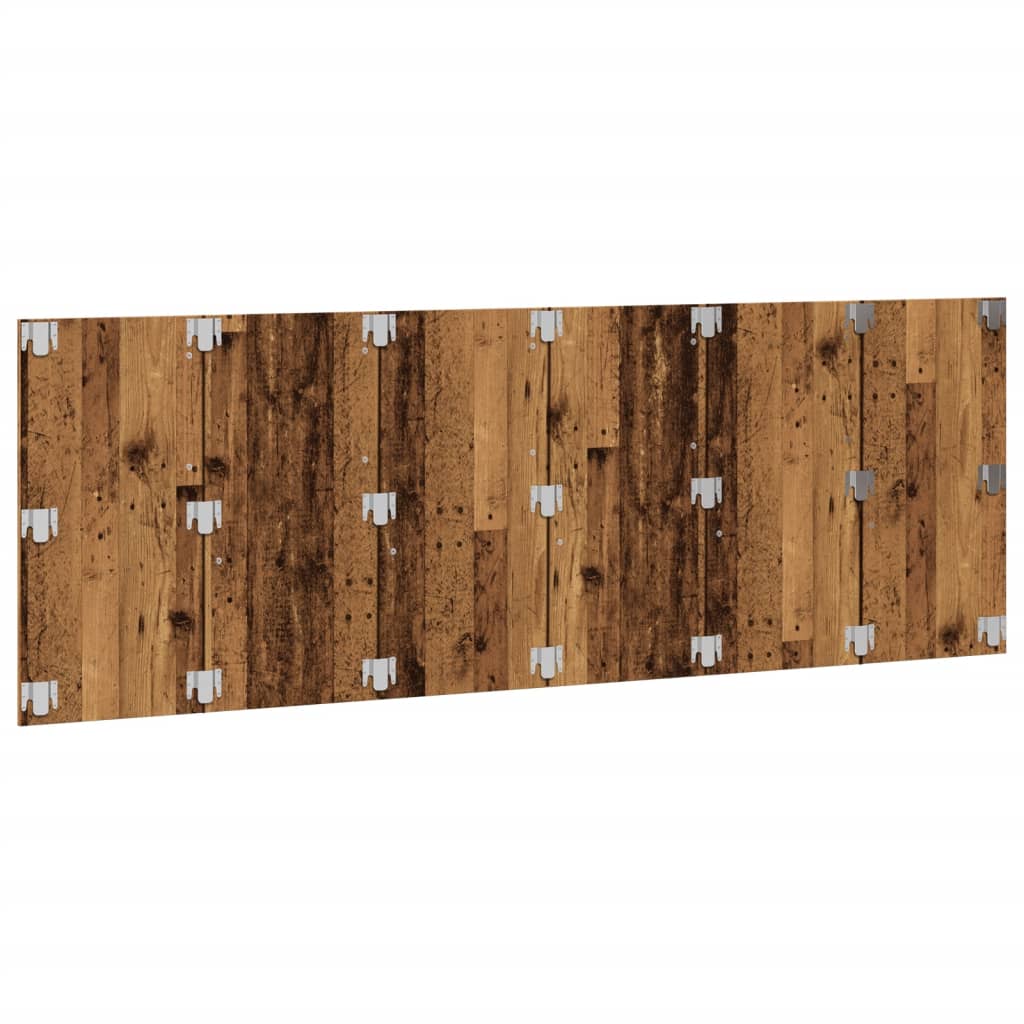 Zidno uzglavlje boja staro drvo 240x1,5x80 cm konstruirano drvo