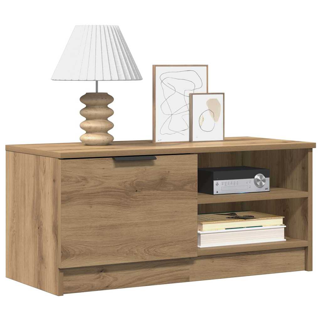 2-dijelni TV ormarić Artisan hrast 80x35x36,5 cm izrađeno drvo