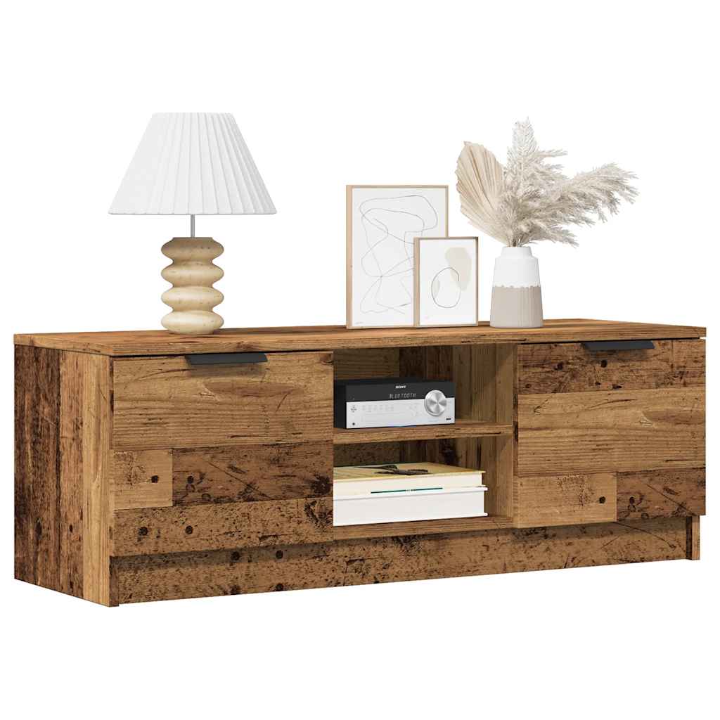 TV ormarić boja staro drvo 102x35x36,5 cm od konstruiranog drva