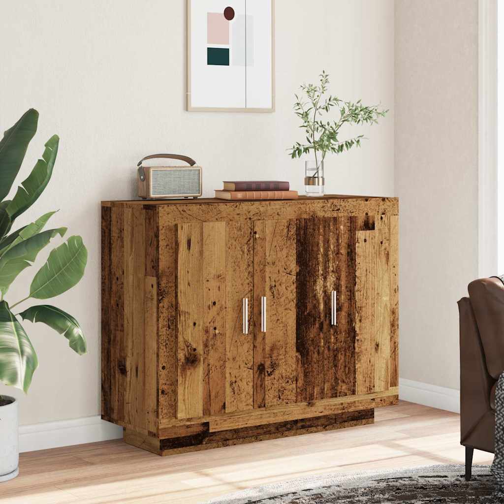 Komoda boja staro drvo 92x35x75 cm od konstruiranog drva