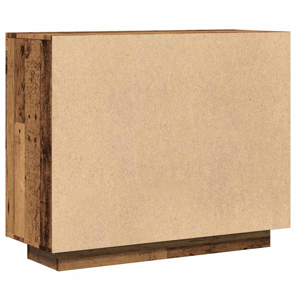 Komoda boja staro drvo 92x35x75 cm od konstruiranog drva