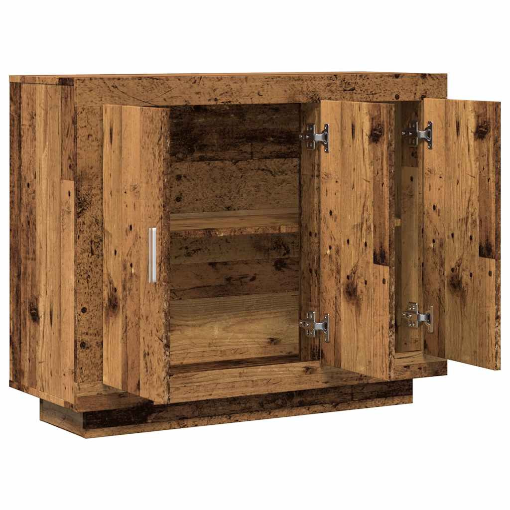Komoda boja staro drvo 92x35x75 cm od konstruiranog drva