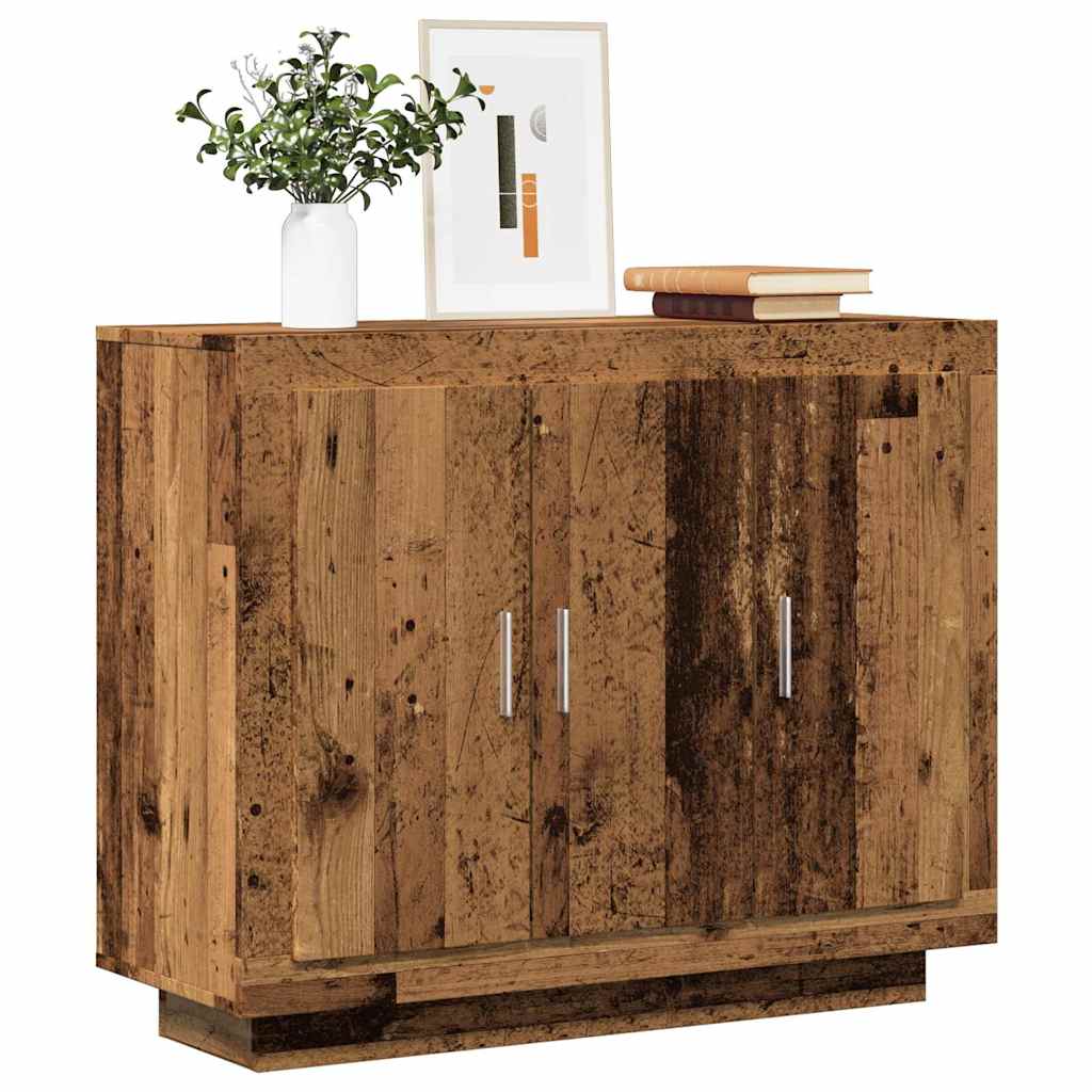 Komoda boja staro drvo 92x35x75 cm od konstruiranog drva
