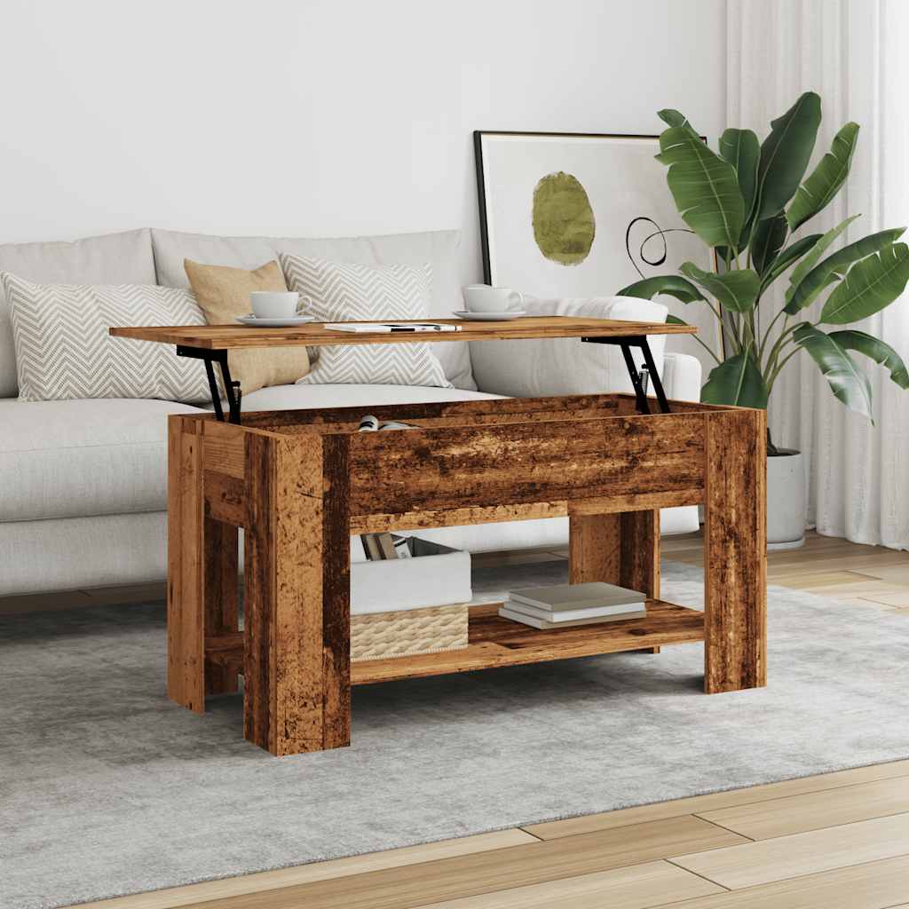 Stol za kavu staro drvo 101x49x52 cm konstruirano drvo
