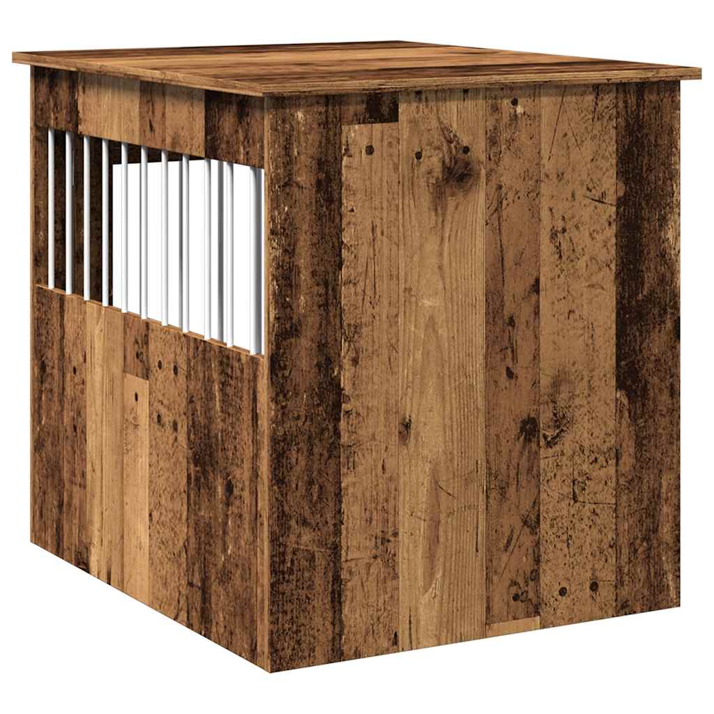 Namještaj za pseću kabinu od starog drva 64,5 x 80 x 71 cm, inženjerski drvo
