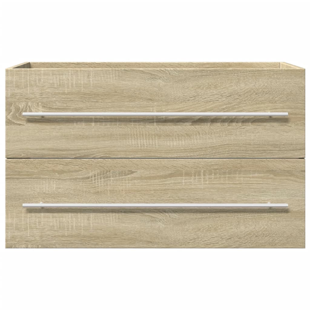 Ormarić za umivaonik boja drva 80x38,5x48 cm konstruirano drvo