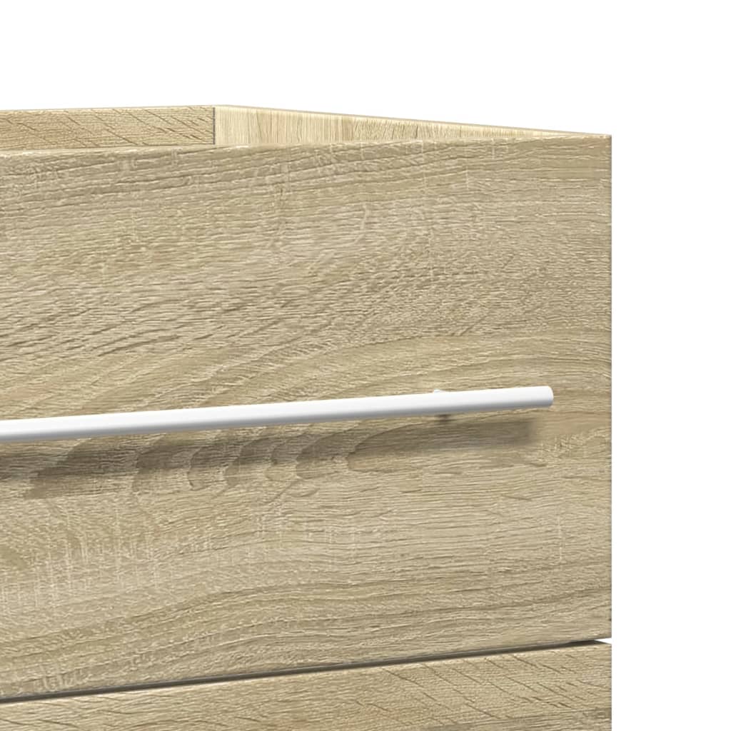 Ormarić za umivaonik boja drva 80x38,5x48 cm konstruirano drvo