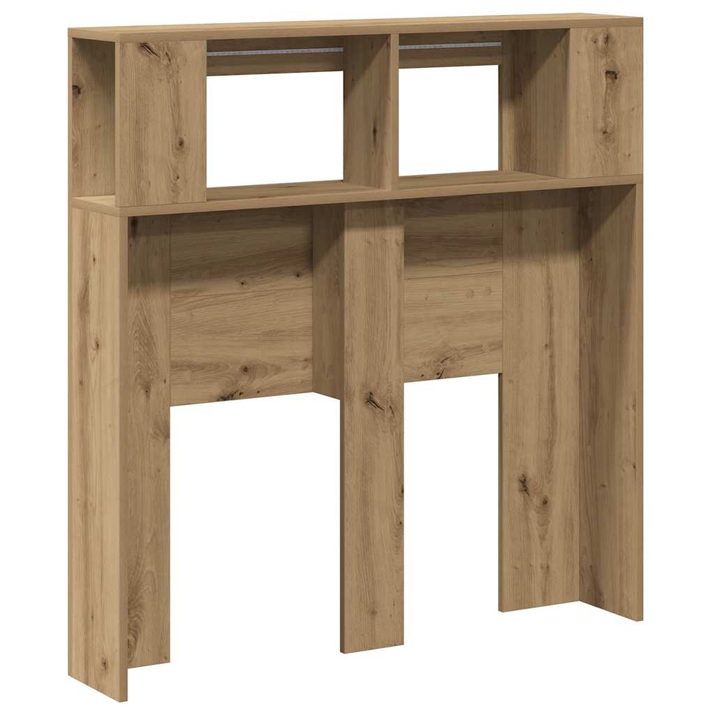 LED uzglavlje boja hrasta artisan 100x18,5x103,5 cm drveni
