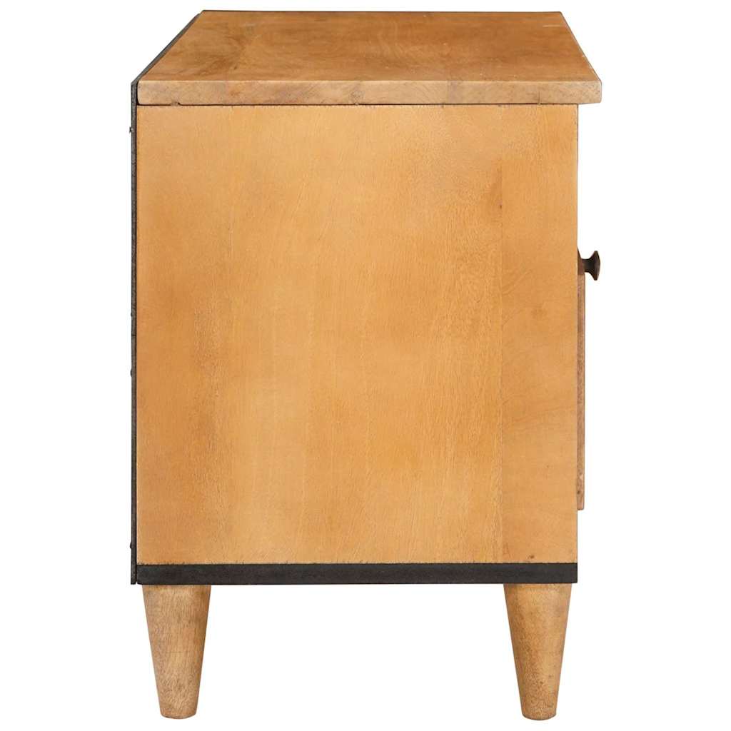TV ormar s ladicama s policom 80 x 33 x 46 cm Čvrsto drvo manga