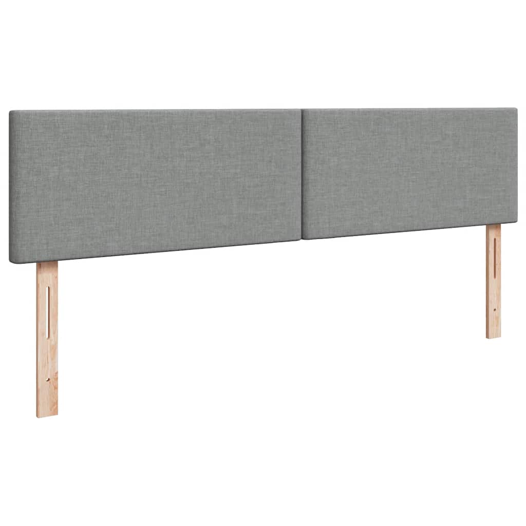Otomanski krevet s madracem svijetlosivi 180x200cm od tkanine