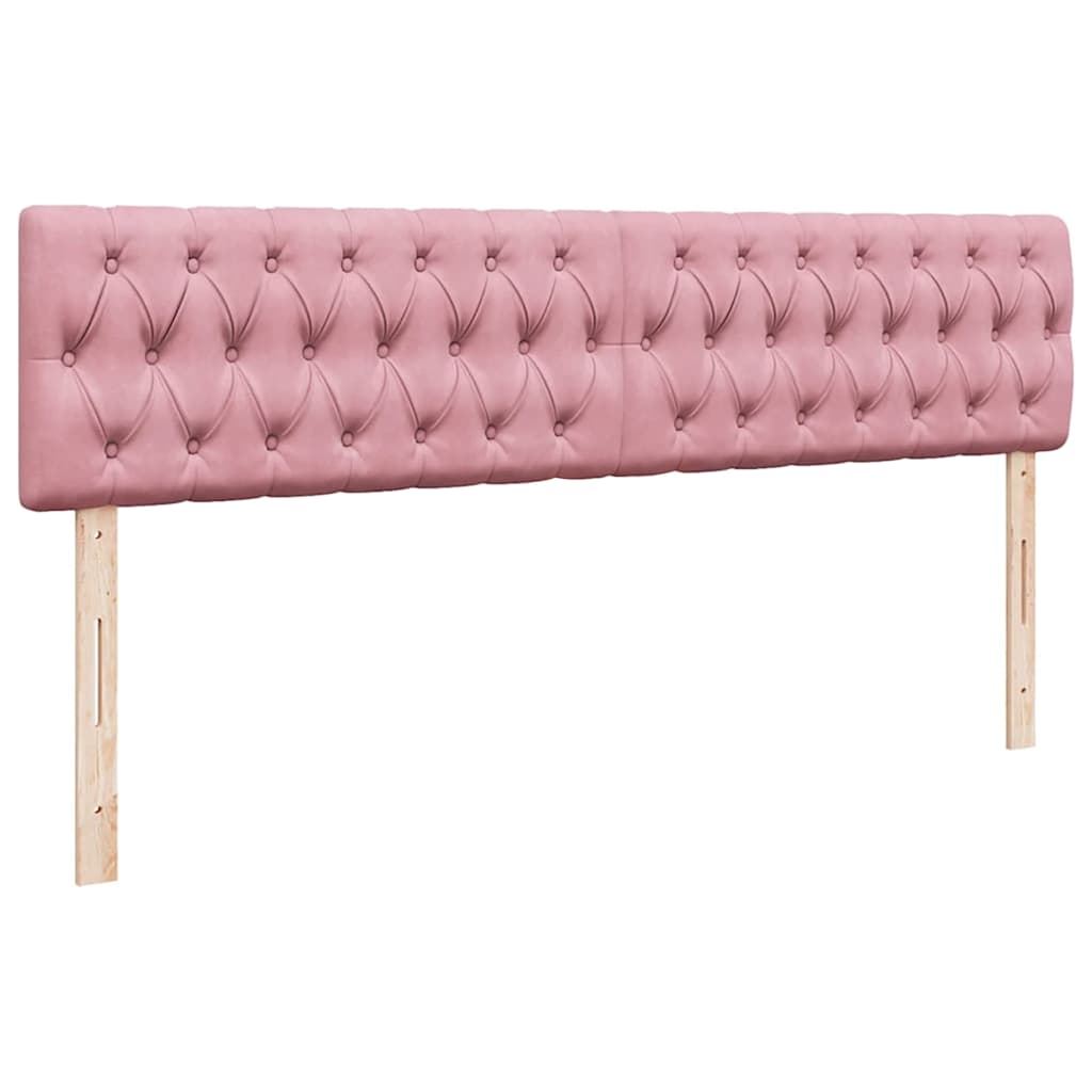 Otomanski krevet s madracem ružičasti 180x200 cm baršunasti