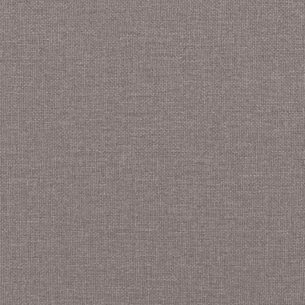 Ottoman krevet s madracima, taupe 160x200 cm, tkanina