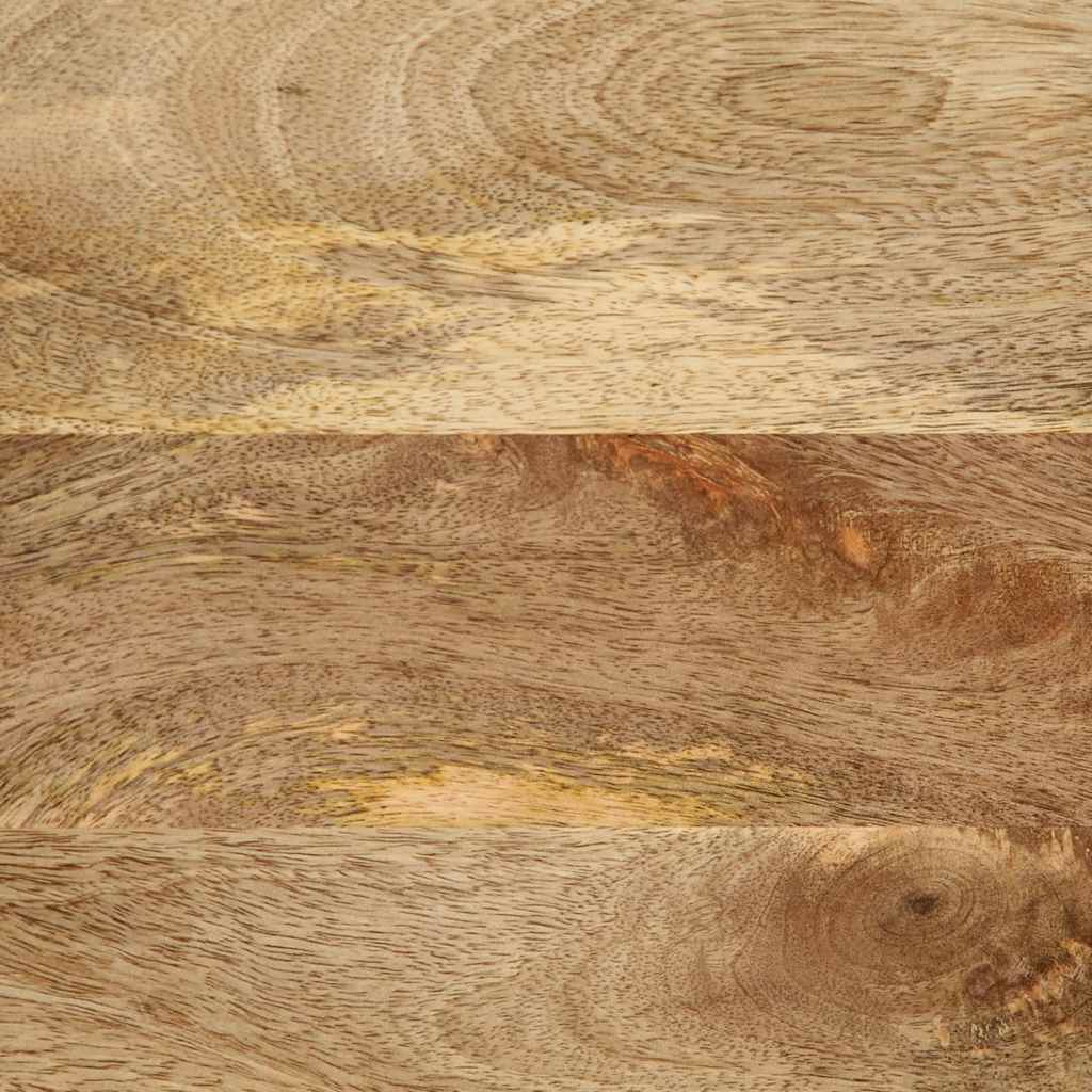 Krevetni ormarići 2 kom crni 40x33,5x46cm puno grubo drvo mango