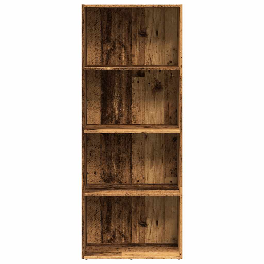 Regal za knjige boja starog drva 60x30x152 cm konstruirano drvo