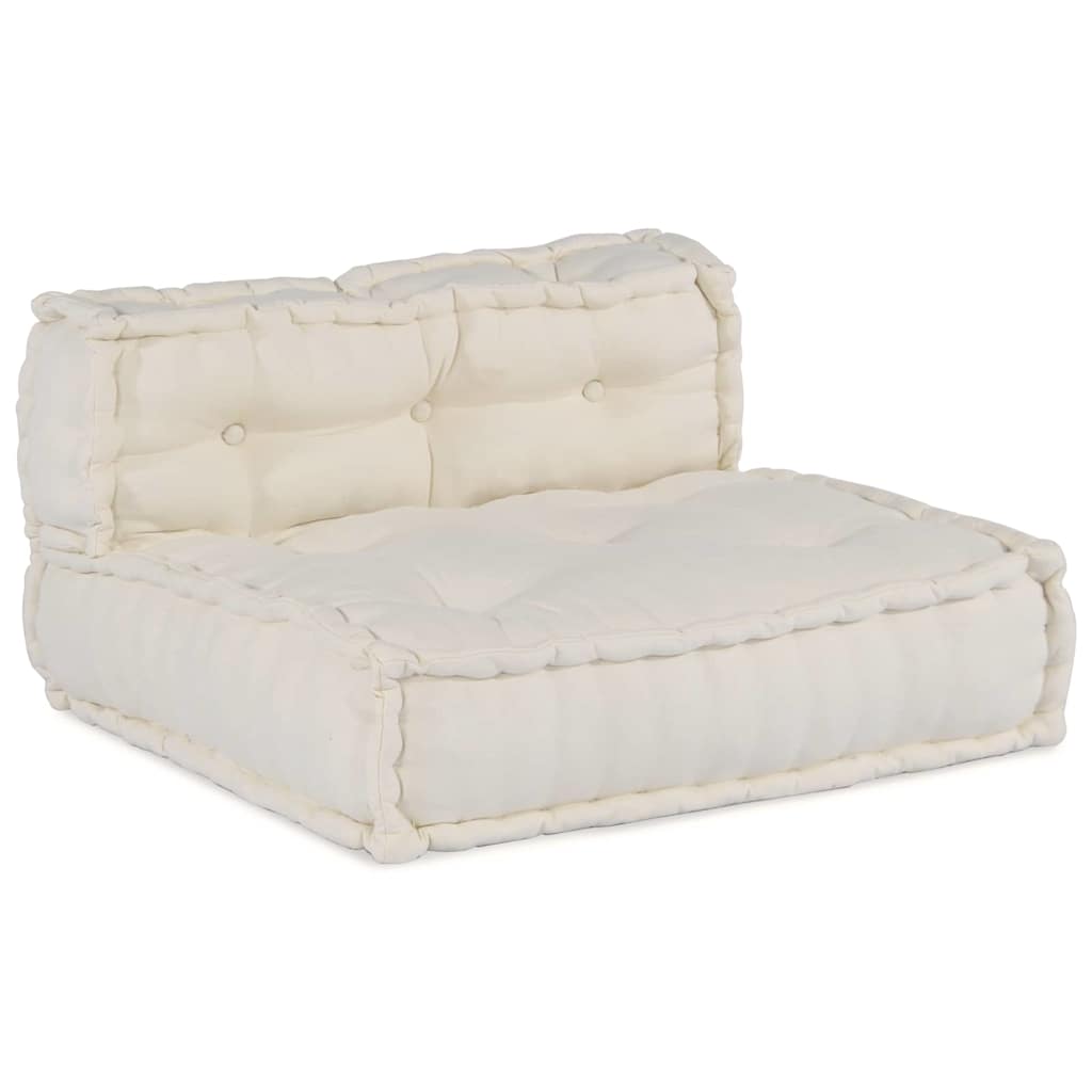 Modularna sofa 4 pcs Krem Tkanina