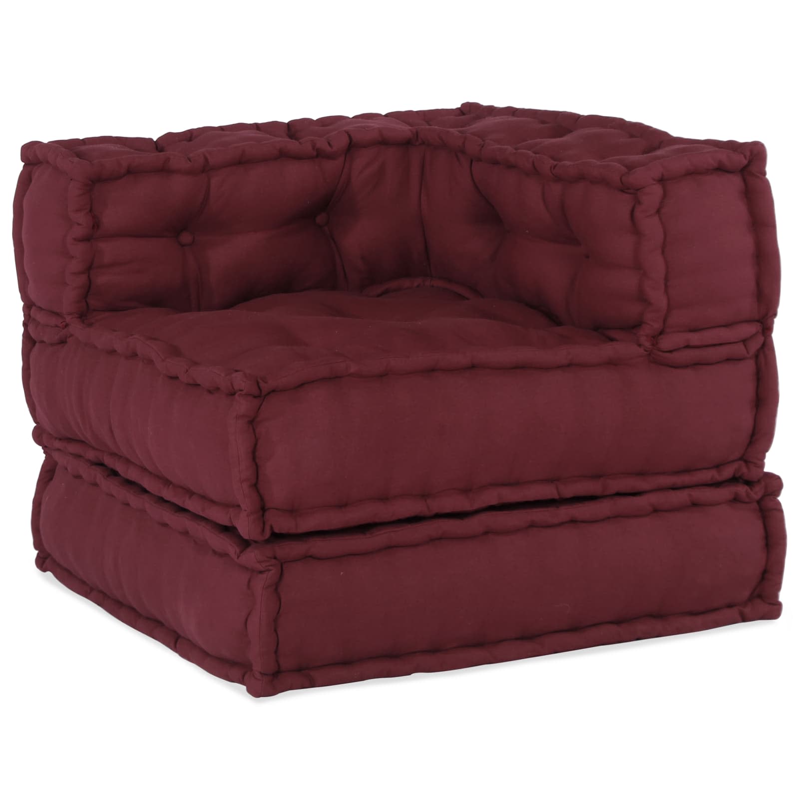 Modularna sofa 3 pcs Bordo Tkanina