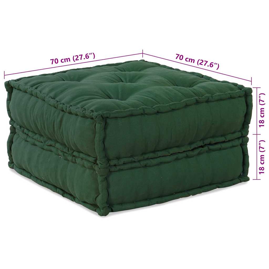 Modularna sofa 4 pcs Zelena Tkanina