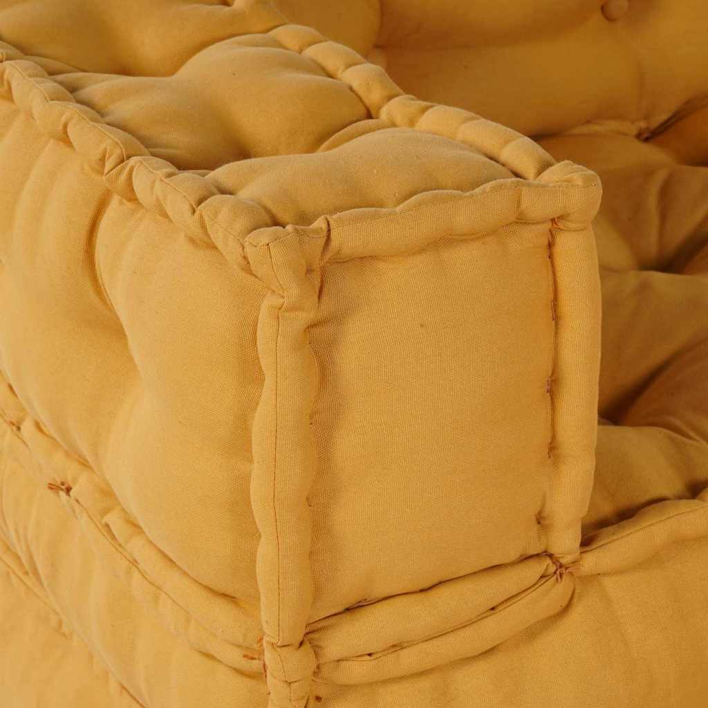 Modularna sofa 3 pcs Žuta Tkanina