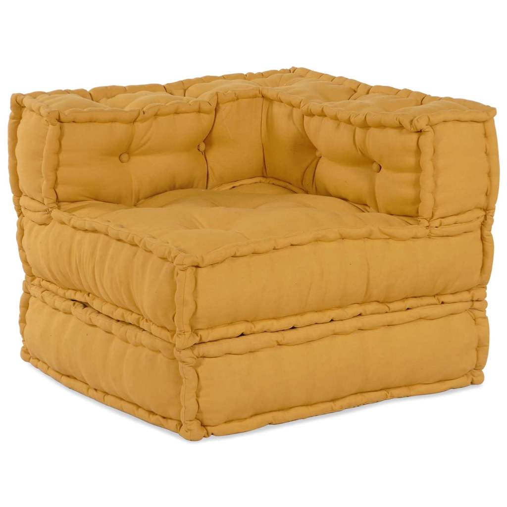 Modularna sofa 3 pcs Žuta Tkanina