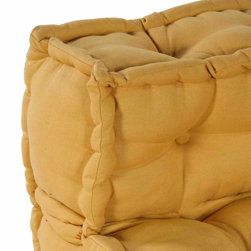 Modularna sofa 4 pcs Žuta Tkanina