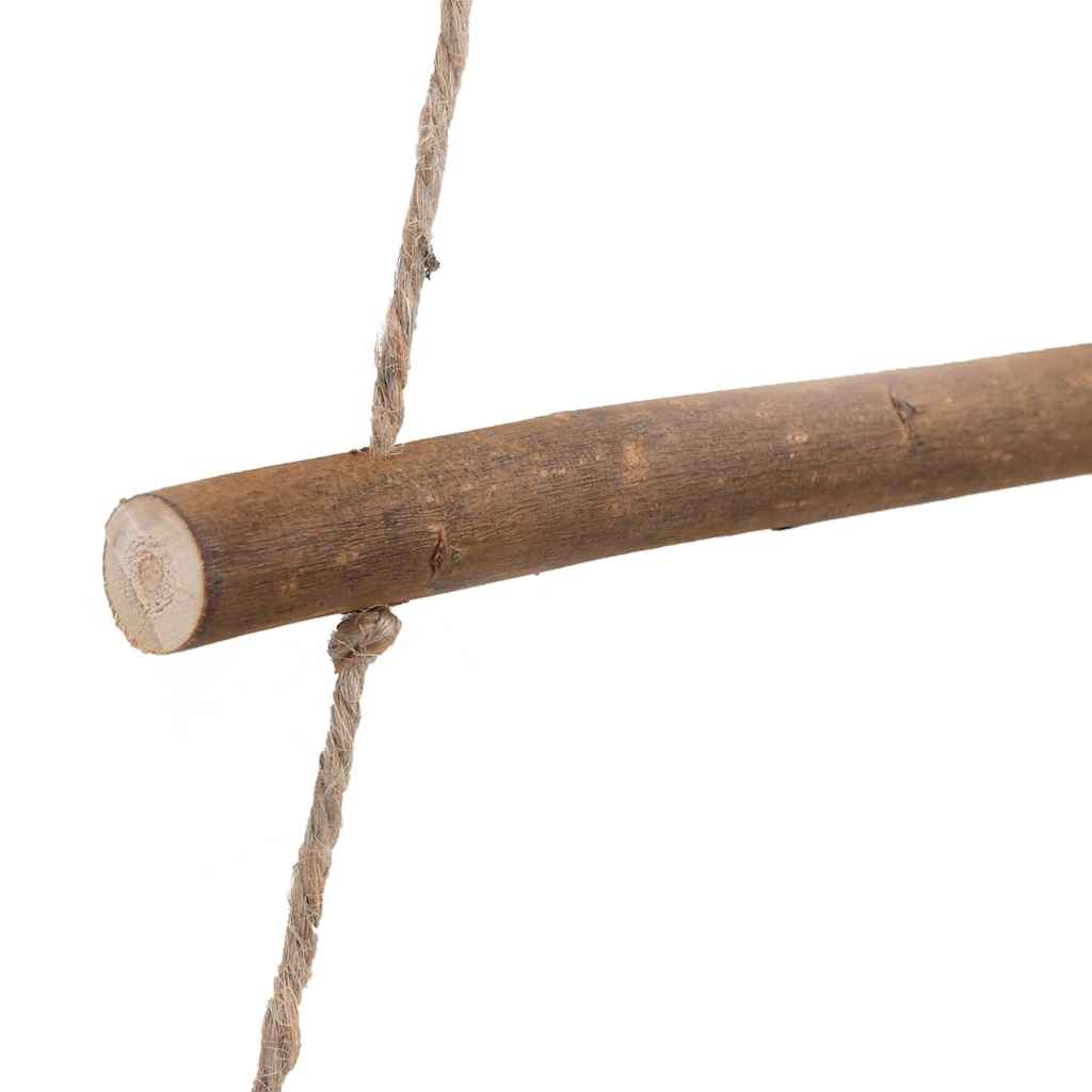 Viseća božićna drvca s vrhom zvijezda 2 kom 55x120 cm prirodne grane