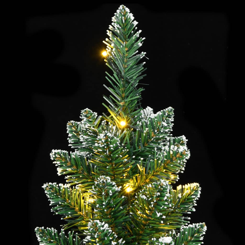Umjetno tanko božićno drvce s 300 LED žarulja 180 cm