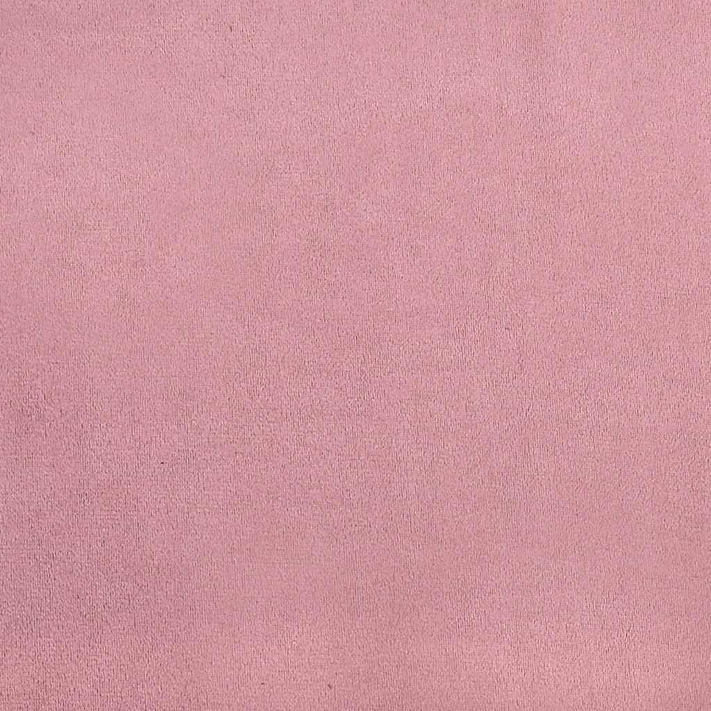 Krevet s oprugama i madracem ružičasti 140x210 cm baršunasti