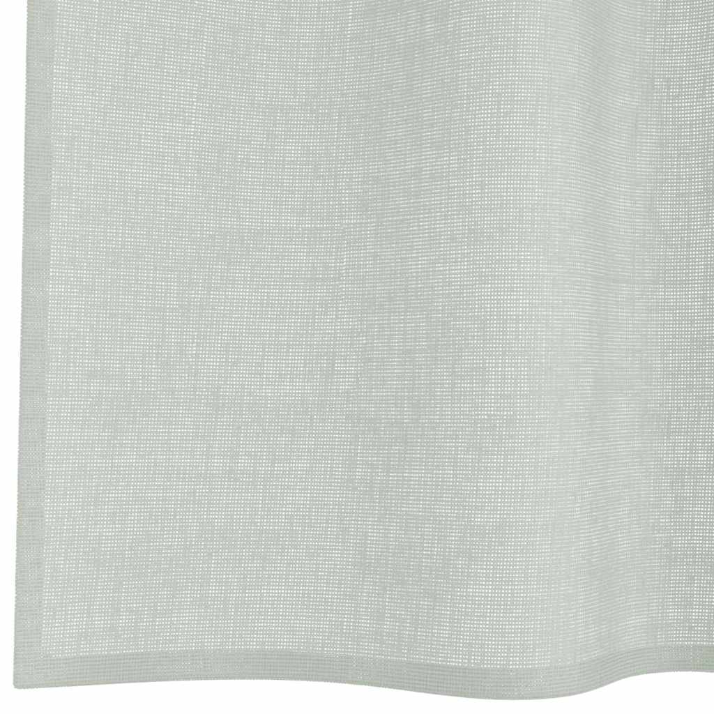 Voile zavjese s petljama 2 kom svijetlo sive 140x245 cm